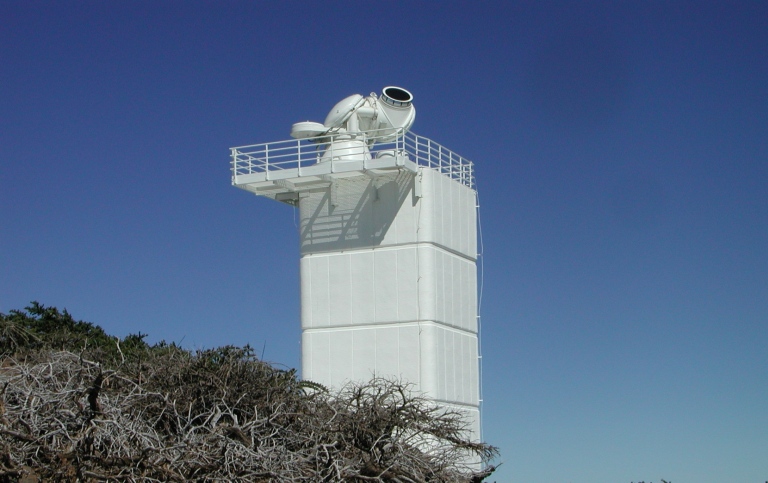 The Swedish 1-m Solar Telescope on La Palma.